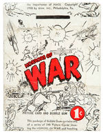 “HORRORS OF WAR” GUM CARD WRAPPER.