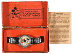 “INGERSOLL MICKEY MOUSE WRIST WATCH” BOXED 1935 VERSION.