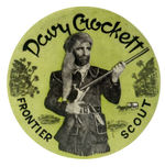 “DAVY CROCKETT FRONTIER SCOUT” RARE AUSTRALIAN BUTTON.