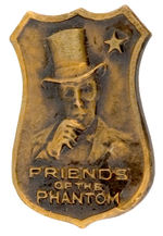 “FRIENDS OF THE PHANTOM” PULP MAGAZINE CLUB BADGE.