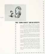 "SNOW WHITE AND THE SEVEN DWARFS" WORLD PREMIER MOVIE PROGRAM FROM DECEMBER 21, 1937.
