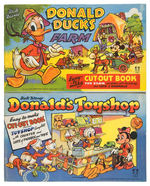 DONALD DUCK ENGLISH CUT-OUT BOOKS.