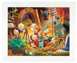 CARK BARKS “AN EMBARRASMENT OF RICHES” UNCLE SCROOGE LIMITED EDITION SIGNED LITHOGRAPH.