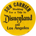 DISNEYLAND 1950s NEWSBOY CONTEST BUTTON.