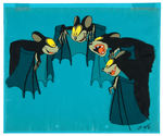 THE FLYING MOUSE FOUR BATS ANIMATION CEL AND BONUS.