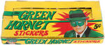 "BATMAN/GREEN HORNET" TOPPS GUM CARD/STICKER DISPLAY BOXES.