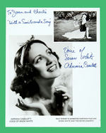 SNOW WHITE VOICE ACTRESS ADRIANA CASELOTTI SIGNED PUBLICITY PHOTO.