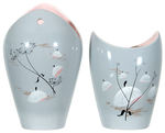 “FANTASIA BY WADE” PORCELAIN VASES.