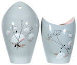 “FANTASIA BY WADE” PORCELAIN VASES.