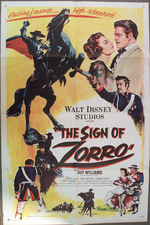 "THE SIGN OF ZORRO" MOVIE POSTER.