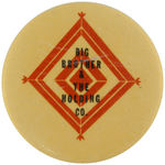 JANIS JOPLIN RELATED TRIO OF BUTTONS NAMING "BIG BROTHER AND THE HOLDING CO."