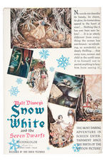 "SNOW WHITE AND THE SEVEN DWARFS" ORIGINAL RELEASE PRESSBOOK.