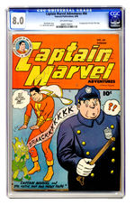 CAPTAIN MARVEL ADVENTURES #64 AUGUST 1946 CGC 8.0 OFF-WHITE PAGES.