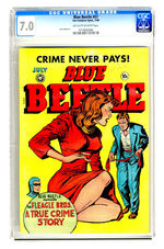 BLUE BEETLE #57 JULY 1948 CGC 7.0 OFF-WHITE TO WHITE PAGES.