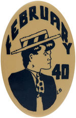 PHILADELPHIA HIGH SCHOOL GRADUATION BUTTONS PICTURING ABNER, UNKNOWN BOY, DINAH OF OZARK IKE.