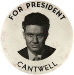 MOVIE PROP BUTTON FROM THE BEST MAN 1964.