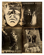 "YESTERDAY/REMEMBER WHEN" FANZINE SET FEATURING MONSTER, MOVIE, WESTERN CONTENT.