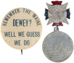 FOUR SCARCE DEWEY & MAINE ITEMS.