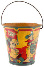 "DONALD DUCK" & FRIENDS SAND PAILS.