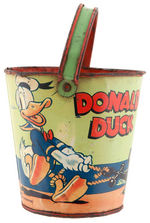 "DONALD DUCK" & FRIENDS SAND PAILS.