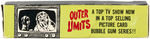 "OUTER LIMITS" TOPPS GUM CARD DISPLAY BOX.