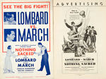 "NOTHING SACRED" BOXING THEME MOVIE PRESSBOOK W/ LOMBARD/ MARCH.