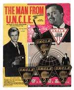 "THE MAN FROM U.N.C.L.E." BADGE DISPLAY.