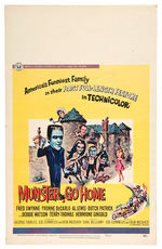 "MUNSTER, GO HOME!" THEATER WINDOW CARD.