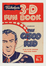 "THE CISCO KID" BREAD END LABEL BOOK FOR 3-D SERIES.