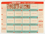 "THE CISCO KID" BREAD END LABEL BOOK FOR 3-D SERIES.