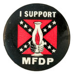 SCARCE CIVIL RIGHTS BUTTON "I SUPPORT MFDP."