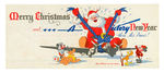 WALT DISNEY STUDIO CHRISTMAS FOR 1942 W/RARE INSERT.