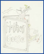 SILLY SYMPHONIES - MOTHER GOOSE MELODIES PRODUCTION DRAWING LOT.