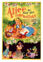 ALICE IN WONDERLAND COMPLETE BRAZILIAN CARD ALBUM.