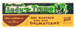 "LADY AND THE TRAMP/ONE HUNDRED ONE DALMATIANS" MOVIE BANNERS.