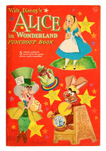 "ALICE IN WONDERLAND PUNCHOUT BOOK."