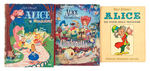 "ALICE IN WONDERLAND" FOREIGN HARDCOVER TRIO.