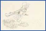 TWO-GUN MICKEY PRODUCTION DRAWING FEATURING MICKEY MOUSE.