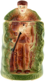 "DAVY CROCKETT" FIGURAL COOKIE JAR.