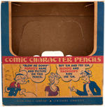 “COMIC CHARACTER PENCILS” DISPLAY BOX WITH “POPEYE, BLONDIE AND DAGWOOD” PENCILS.