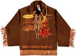 "OFFICIAL WALT DISNEY DAVY CROCKETT - FESS PARKER KING OF THE WILD FRONTIER" CHILD'S SHIRT.