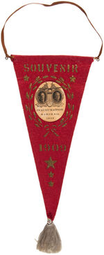 STUNNING TAFT/SHERMAN JUGATE INAUGURAL PENNANT.