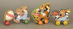 FUNNY LITTLE BUNNIES FISHER-PRICE TOYS.