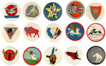 COCA-COLA ISSUED WWII AIR INSIGNIA BUTTONS.