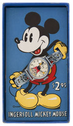 "INGERSOLL MICKEY MOUSE WRIST WATCH" BOXED FALL 1935 VERSION.