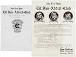 "EC FAN-ADDICT CLUB" LIMITED EDITION 50TH ANNIVERSARY CLUB KITS & BOTH VARIETY BADGES.