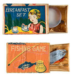 CRACKER JACK  "FISHING GAME/BREAKFAST SET."