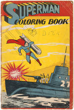 "SUPERMAN COLORING BOOK" PRODUCTION LOT.