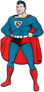 SUPERMAN DIE-CUT CARDBOARD FIGURE.