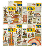 "KIX " RODEO BOX BACK CUT-OUTS COMPLETE SET.